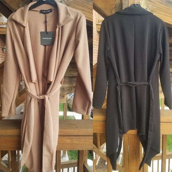 LAST 1! NWT Long Line Waterfall Coat Duster Jacket - Picture 7 of 8